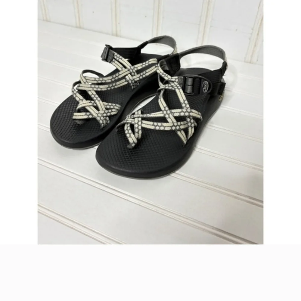 Chacos Z/1 Classic Sandals Women's Black Tan Strappy Vibram Sole W8 421 - Picture 4 of 4